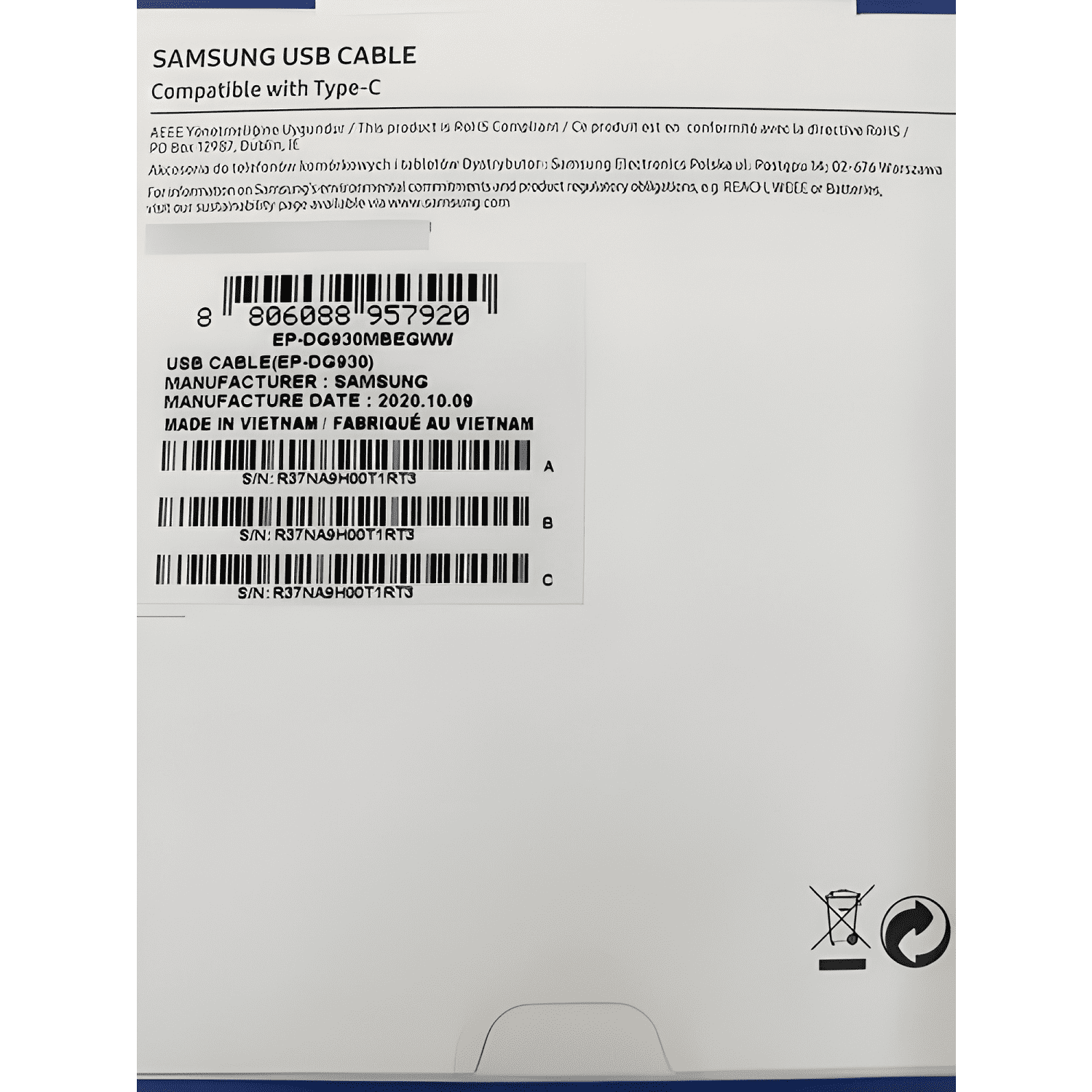 Cable USB tipo c pack x2 stcstorage Negro-3