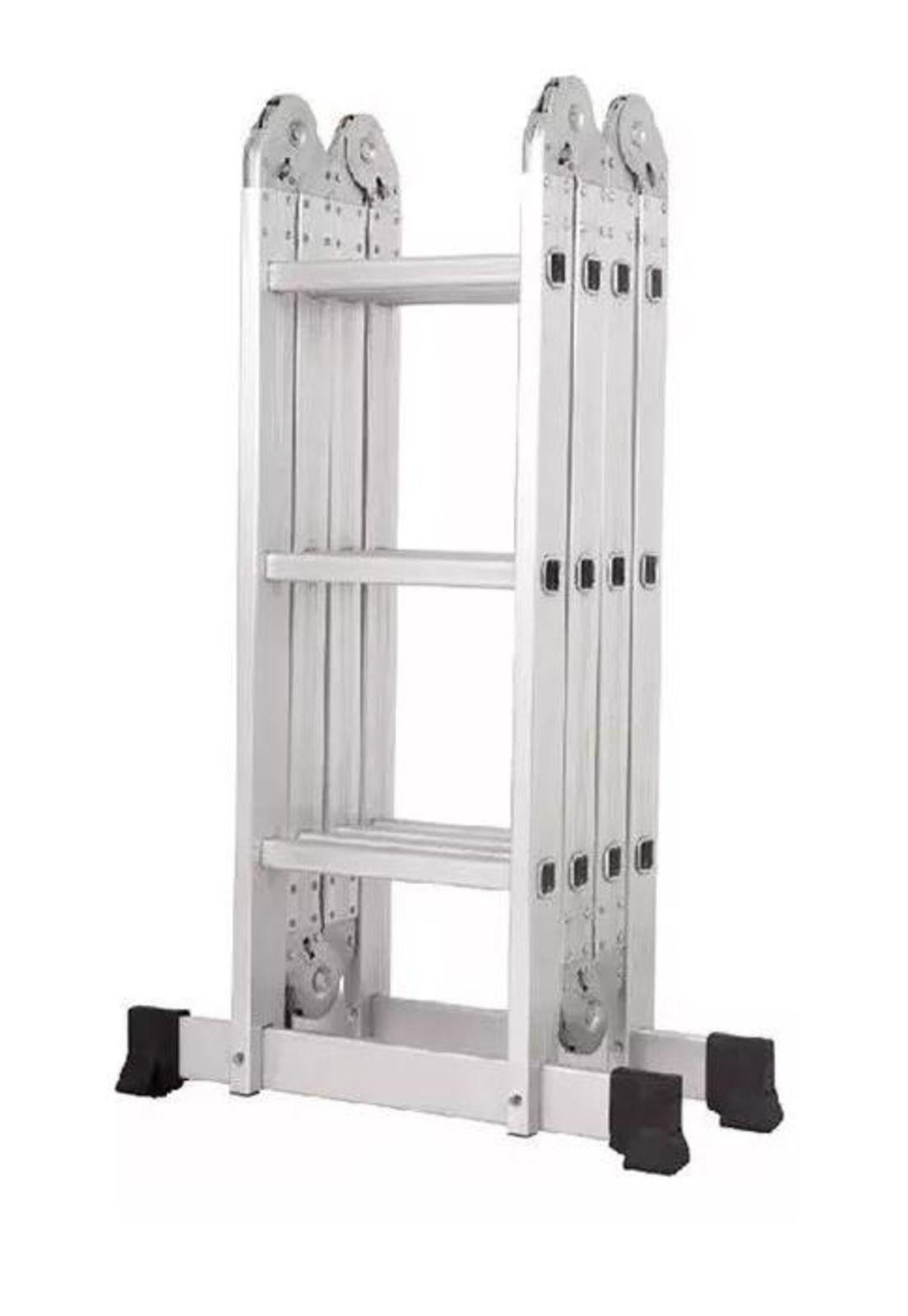 Escalera multifuncional 12 peldaños 4x3 color metal-2