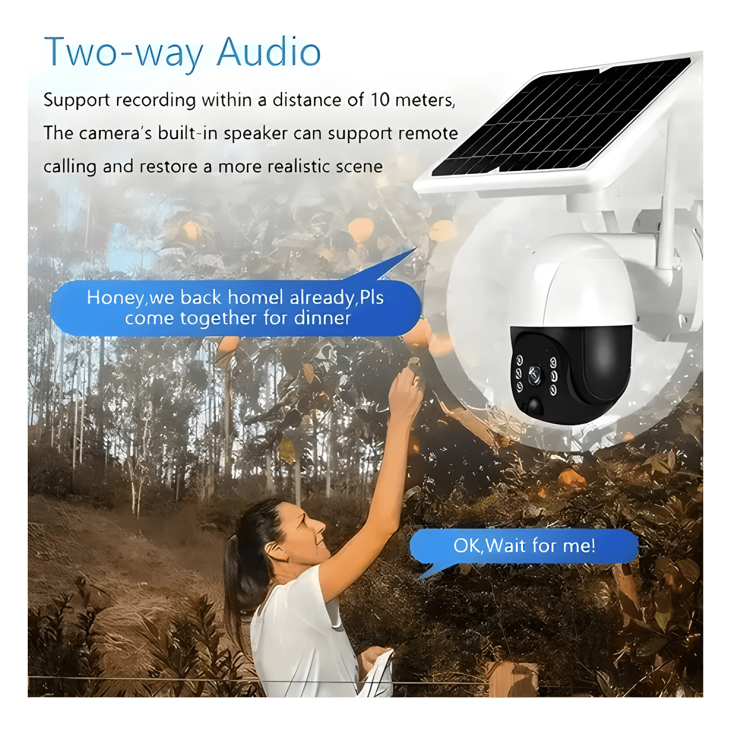 Camara Ip Solar Seguridad Wifi Exterior Hd 1080p Blanco-3