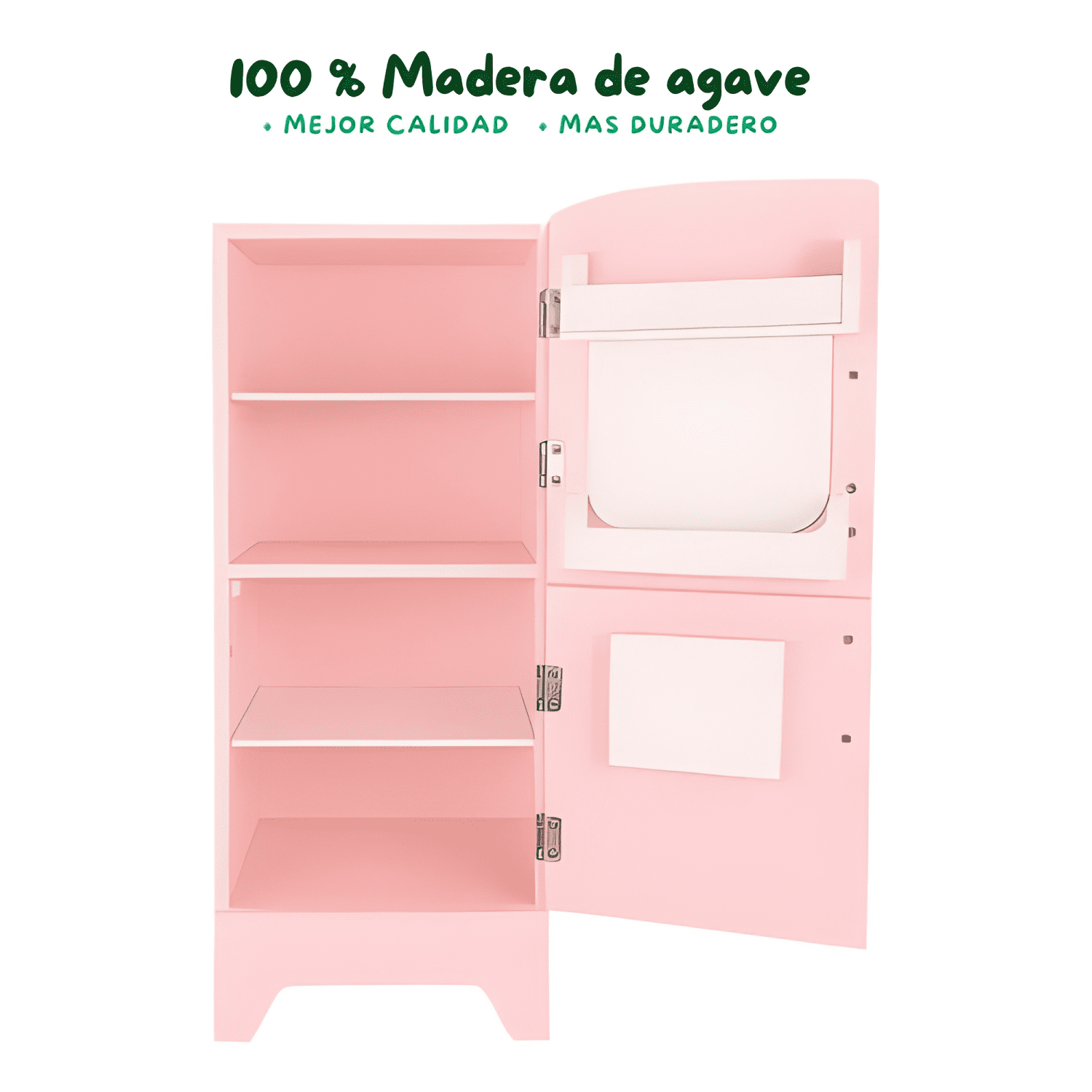 Refrigerador de madera para niños juego de imitación-1