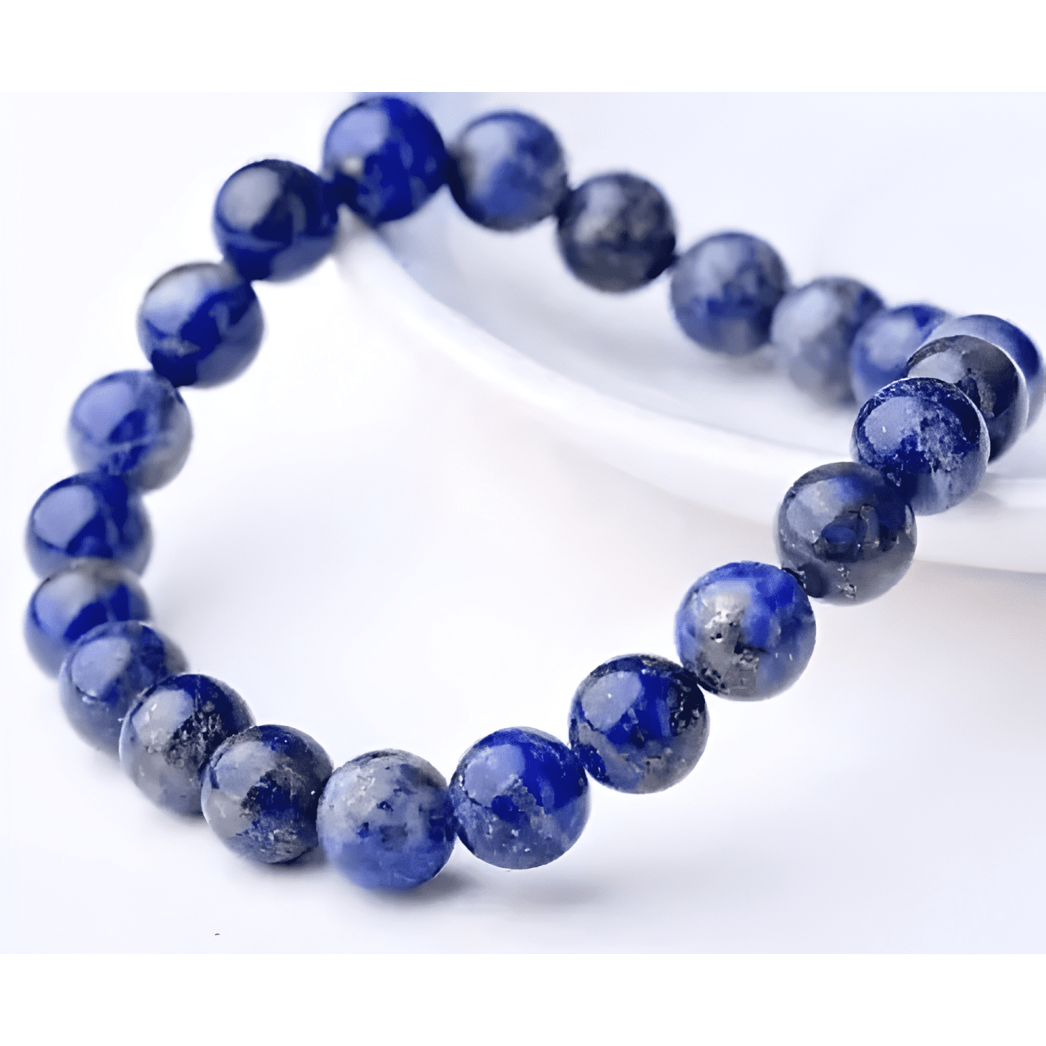 Pulsera lapislazuli original piedra sabiduría #14-3