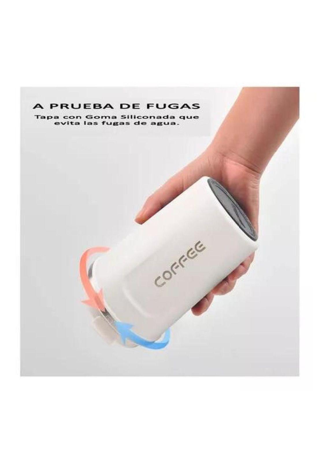 Termo para Café - Vaso Térmico Mug de 380 ml, 13 oz, Color Blanco-2