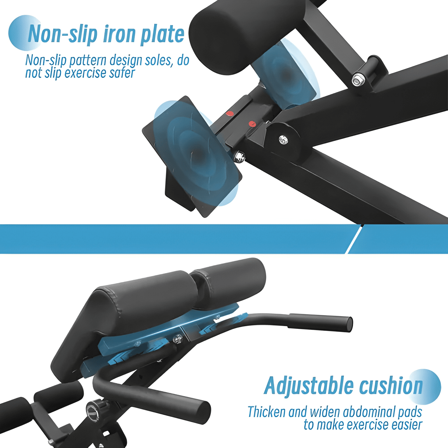 Silla romana banco de hiperextensión lumbar #4-4