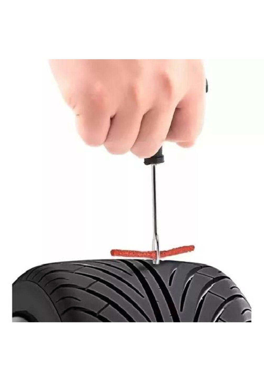 Kit de reparación de pinchazos de neumáticos para auto y moto-3
