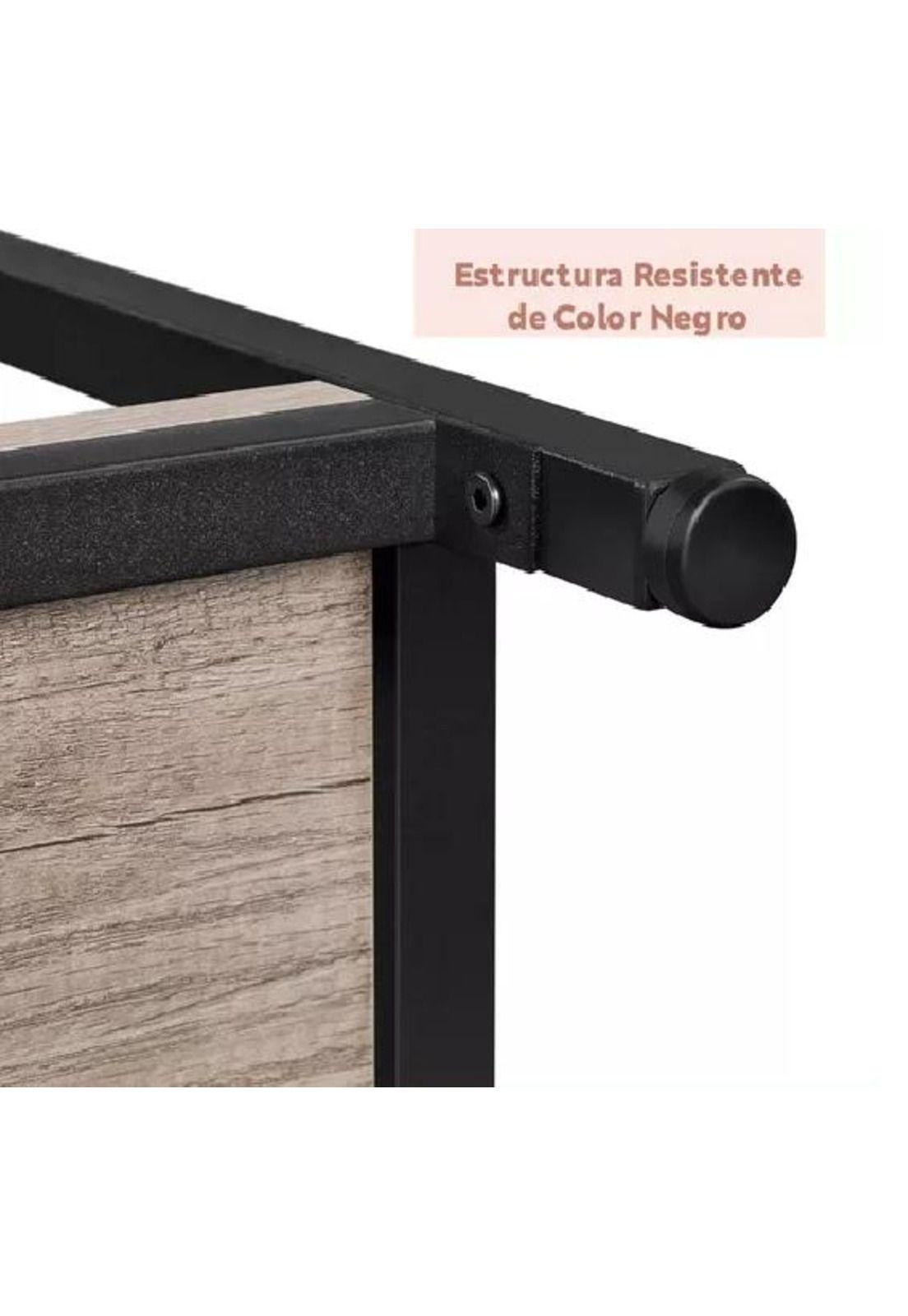 Arrimo tres niveles, madera grisácea-4