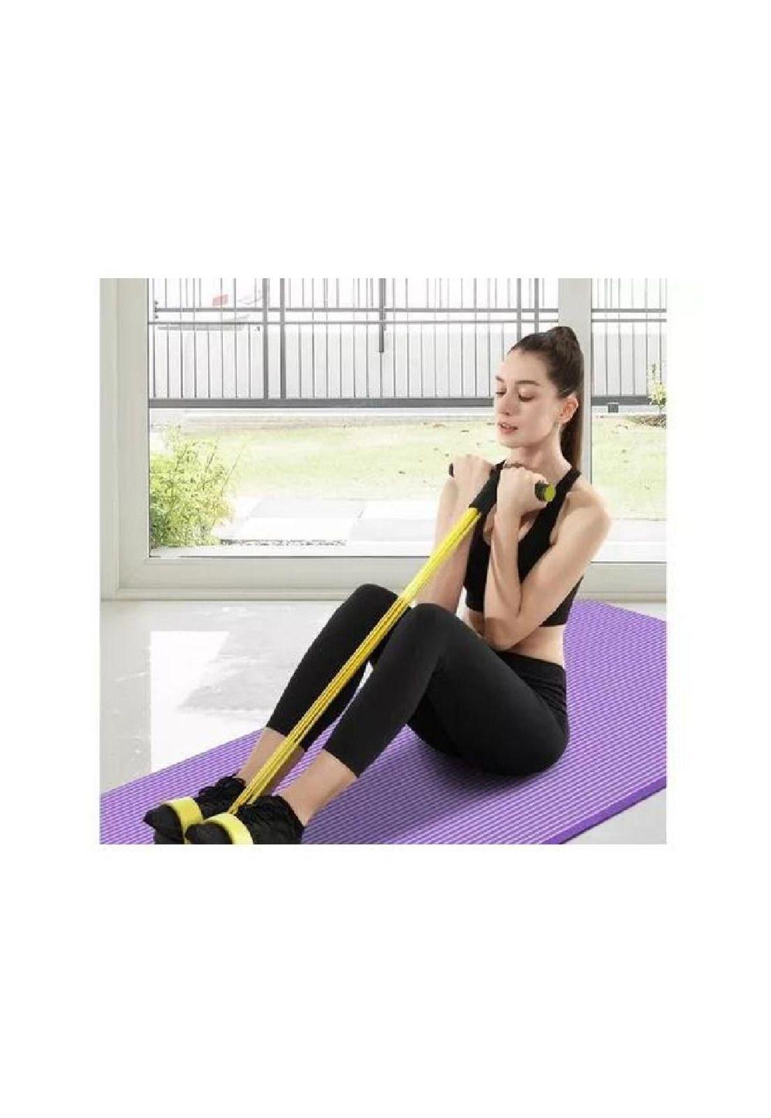 Ligas de Resistencia para Piernas - Ejercicios, Bandas Pedal, Color Morado-2