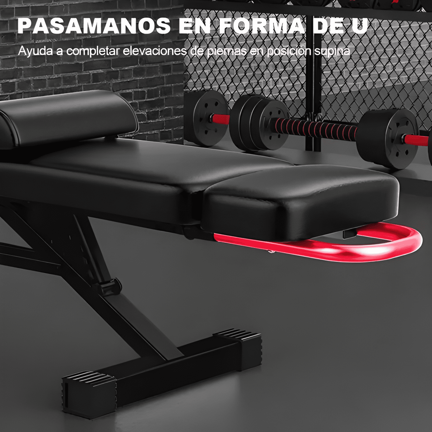 Banco inclinable plegable ajustable 13 en 1 #3-2