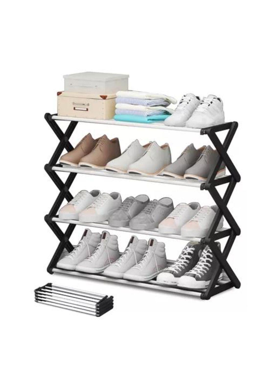 Zapatero estante organizador multifuncional forma X-1