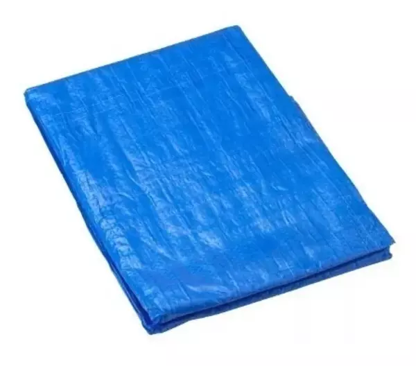 Lona carpa plegable Pretul 3x4m azul/gris blackout-0