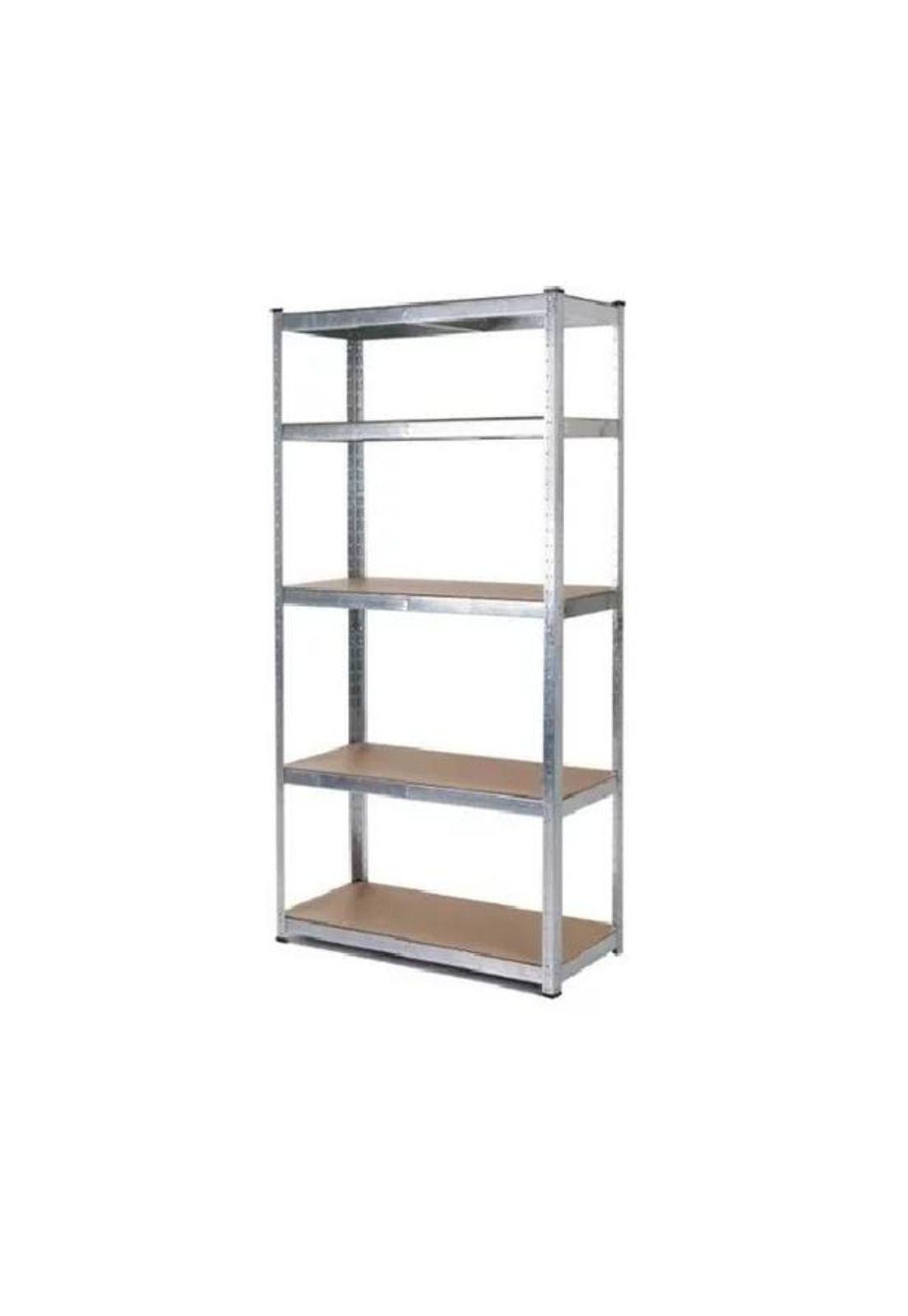 Estante Rack Metálico 180x90x40cm Galvanizado Imsi Home Color Plateado-0
