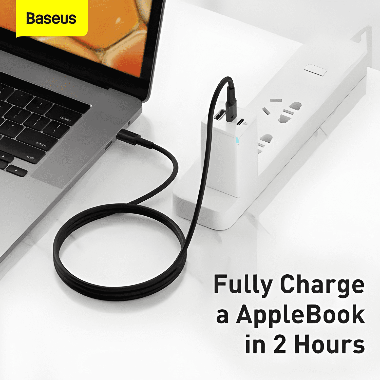 Cable USB-C a USB-C reforzado - 100w carga rápida 1m Negro-4
