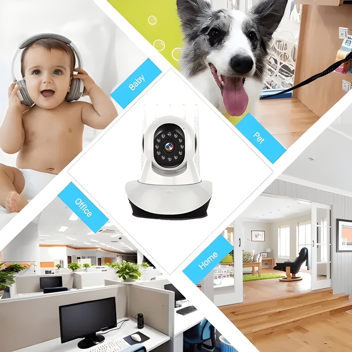Camara Seguridad Ip Wifi Hd Motorizada Vision Nocturna Plus-3