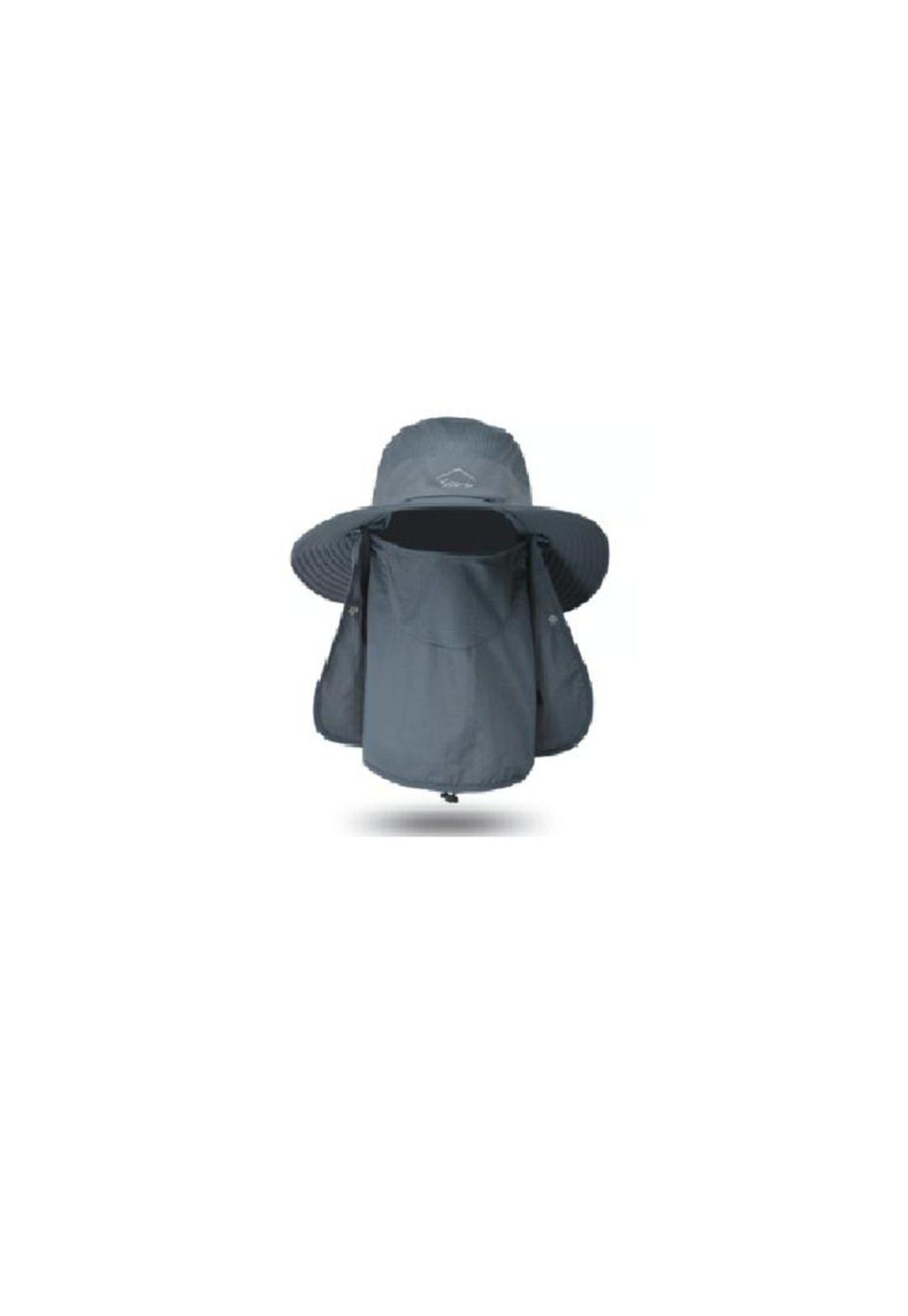 Gorro Visera para el Sol 4 en 1 Uso Diario Gris-2