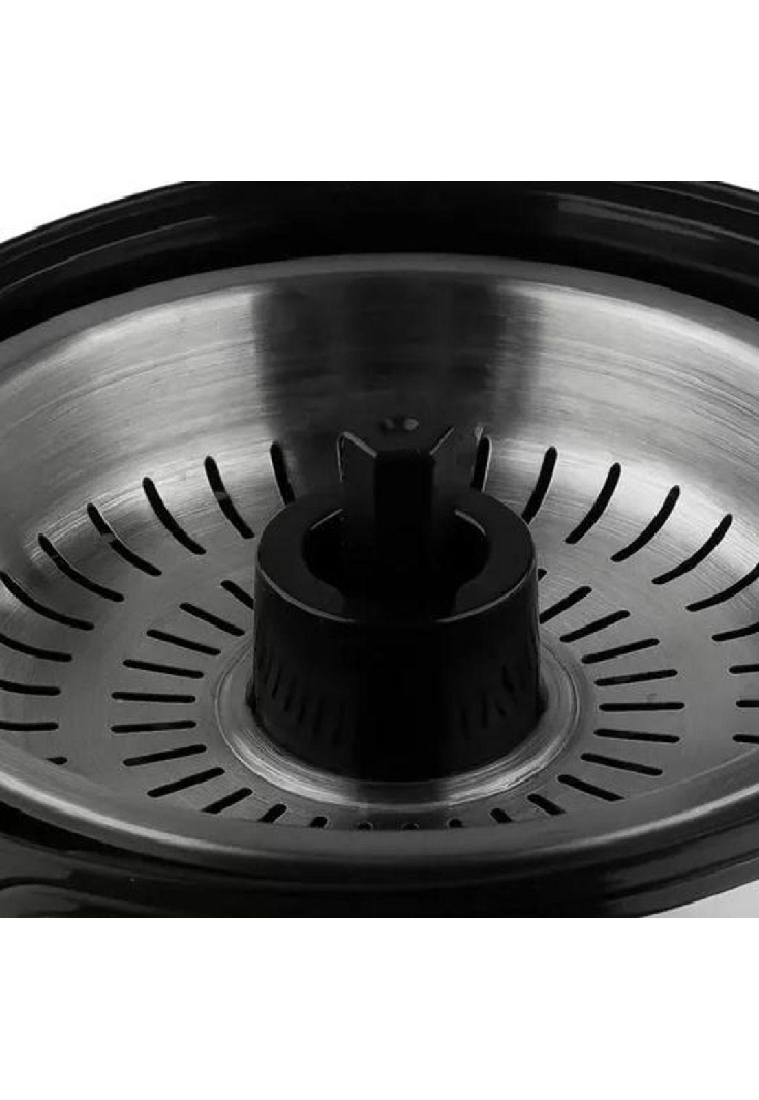 Exprimidor de cítricos limón/naranja eléctrico 180w, color plateado-7