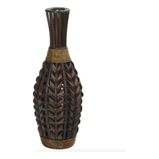 Florero Jarrón Decorativo Trenzado Moderno 70 cm M5-0
