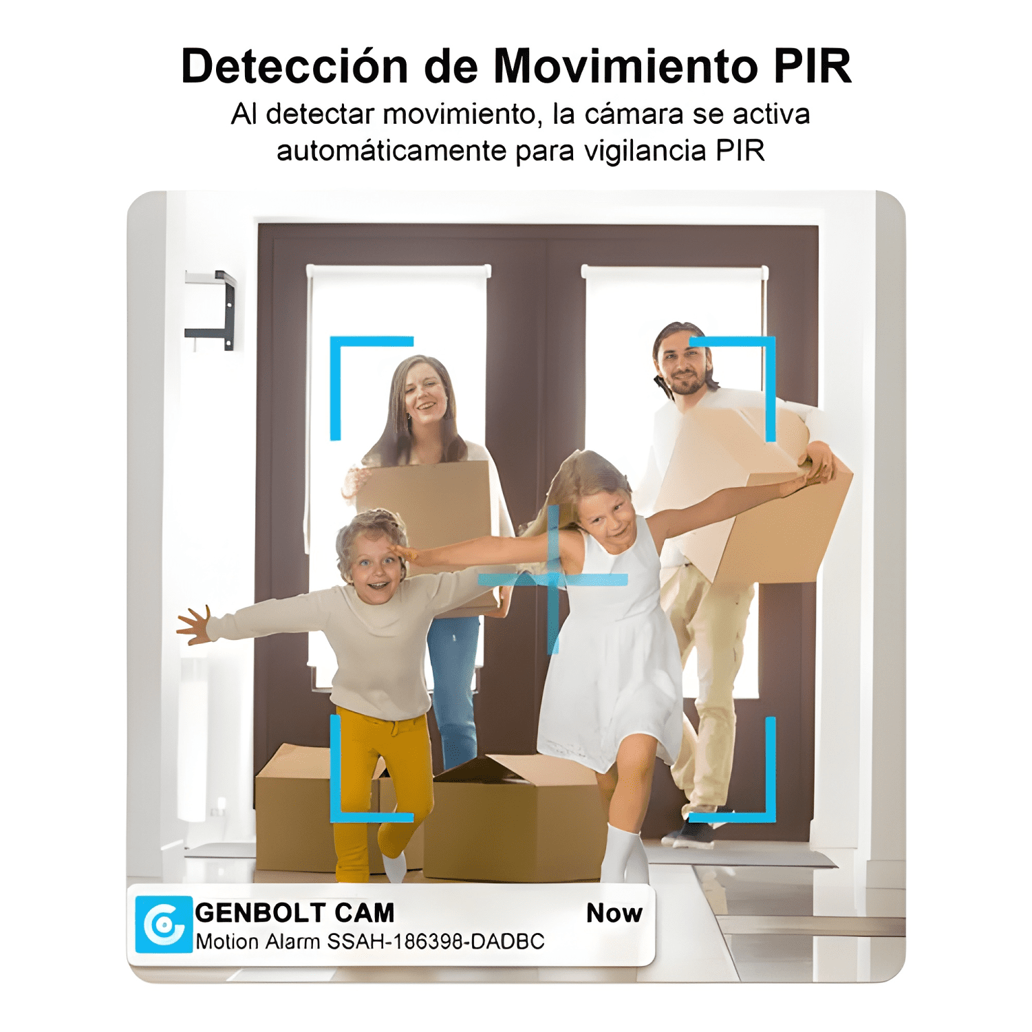 Genbolt® 2k Cámaras Seguridad Wifi Inalámbrica Interior-4