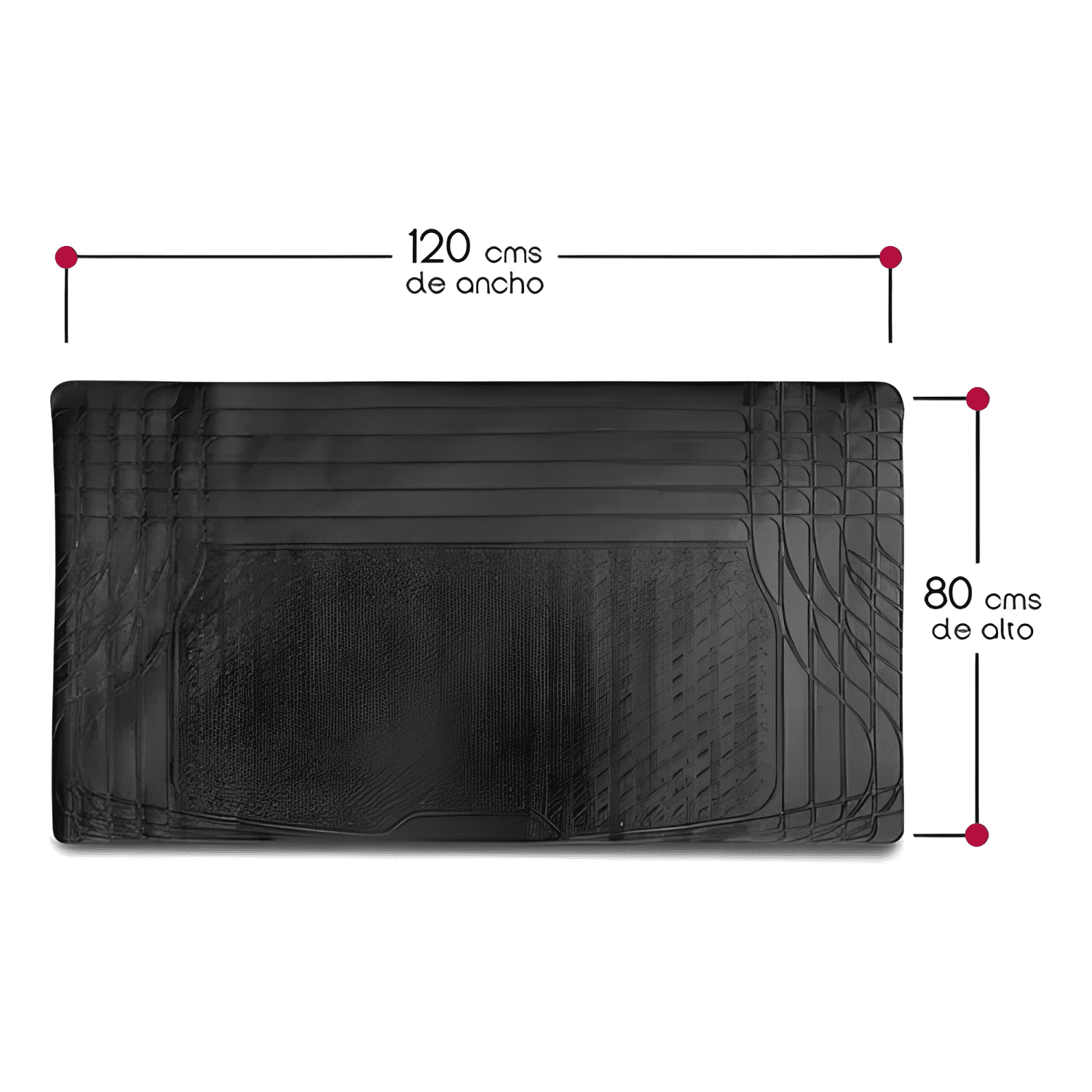 Alfombra Cubre Maletero De Goma Para Autos y SUV Universal-2