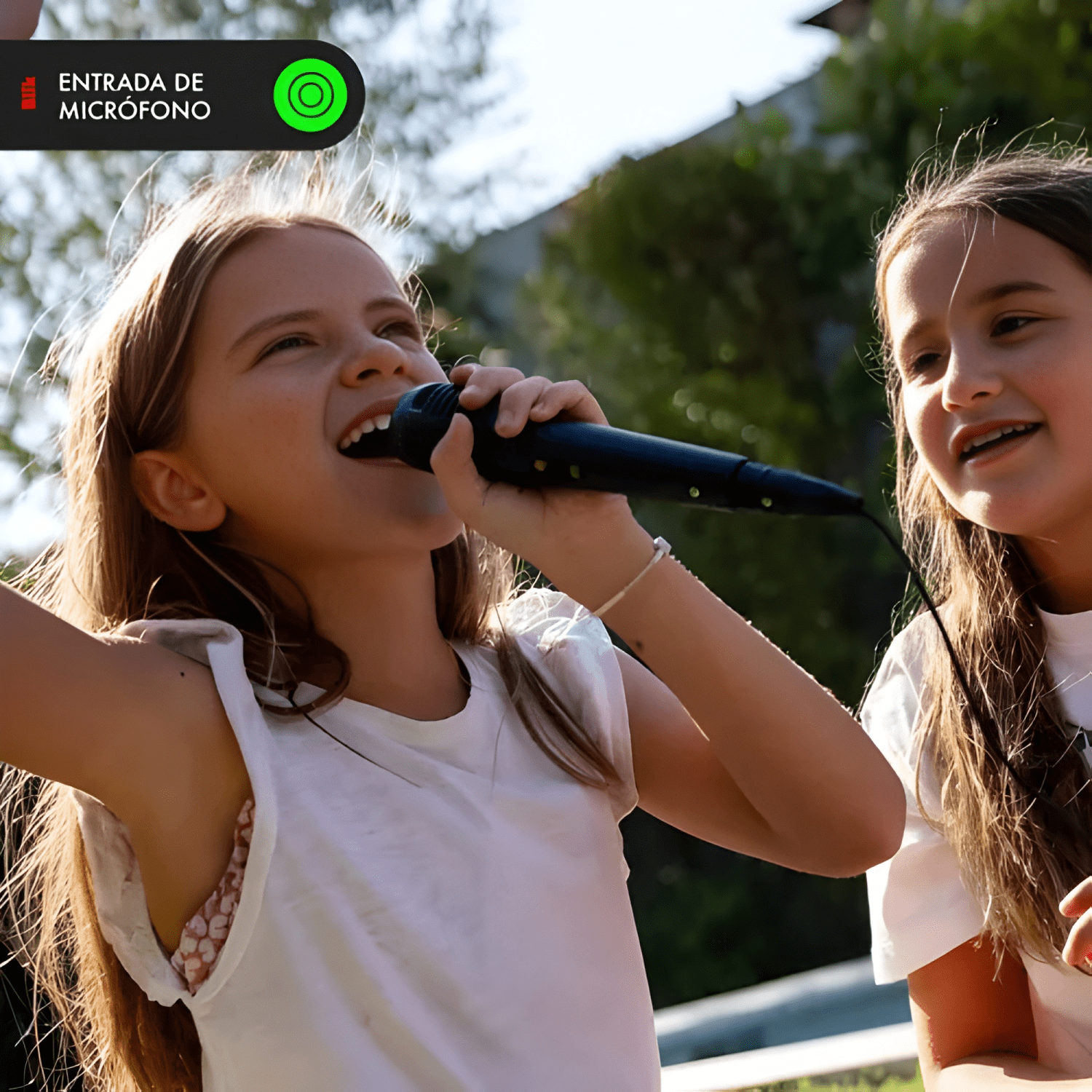 Parlante karaoke voice3 bluetooth con micrófono-4