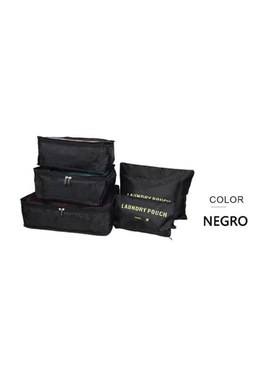 Set de 6 Organizadores de Equipaje de Viaje - Bolsa Ropa Interior - Color Azul-2