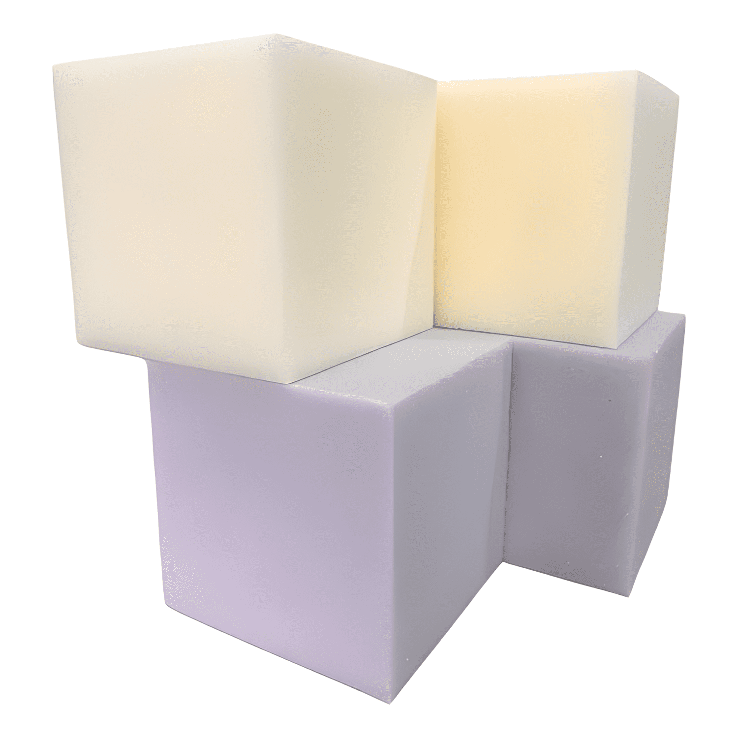 4 Cubos de espuma de alta densidad 10x10x10 cm-0