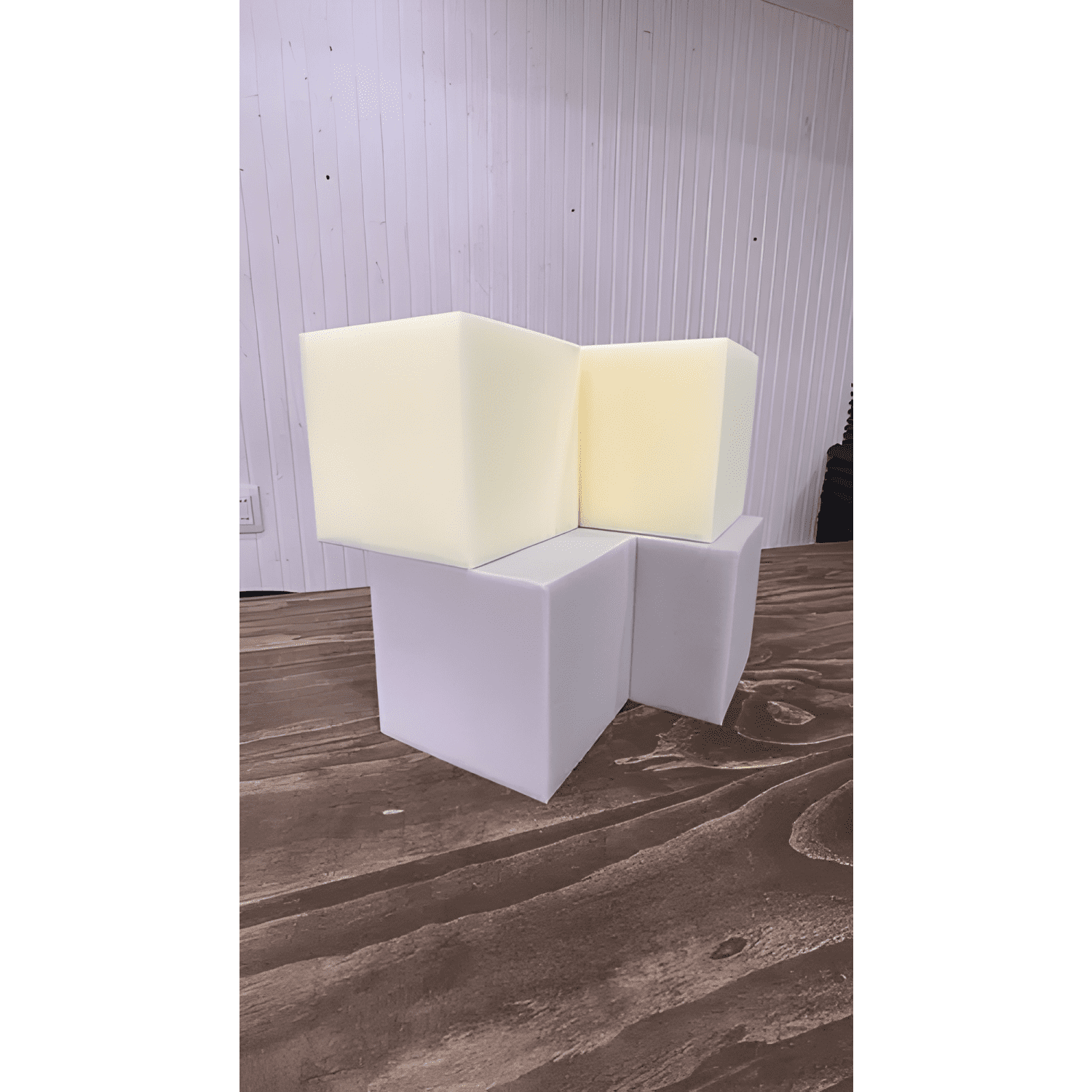 4 Cubos de espuma de alta densidad 10x10x10 cm-4