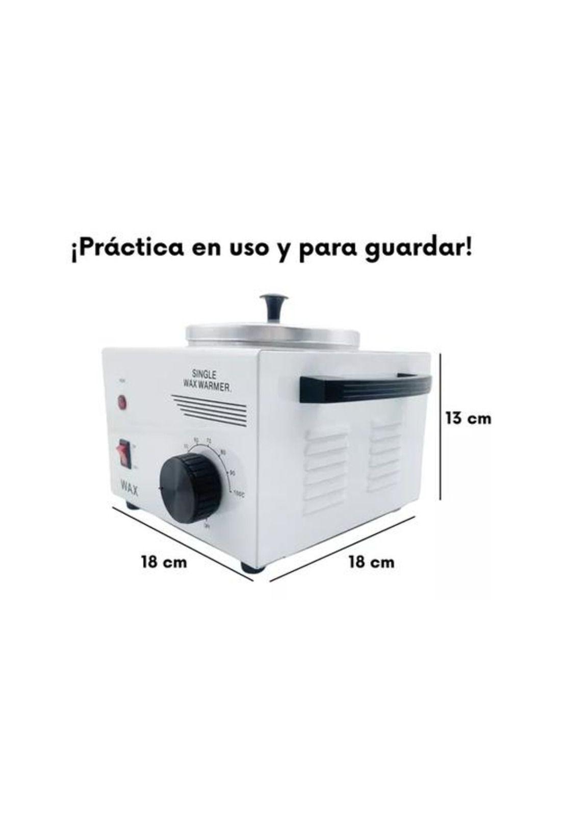 Olla depilatoria profesional 500g metálica, color 032018-3