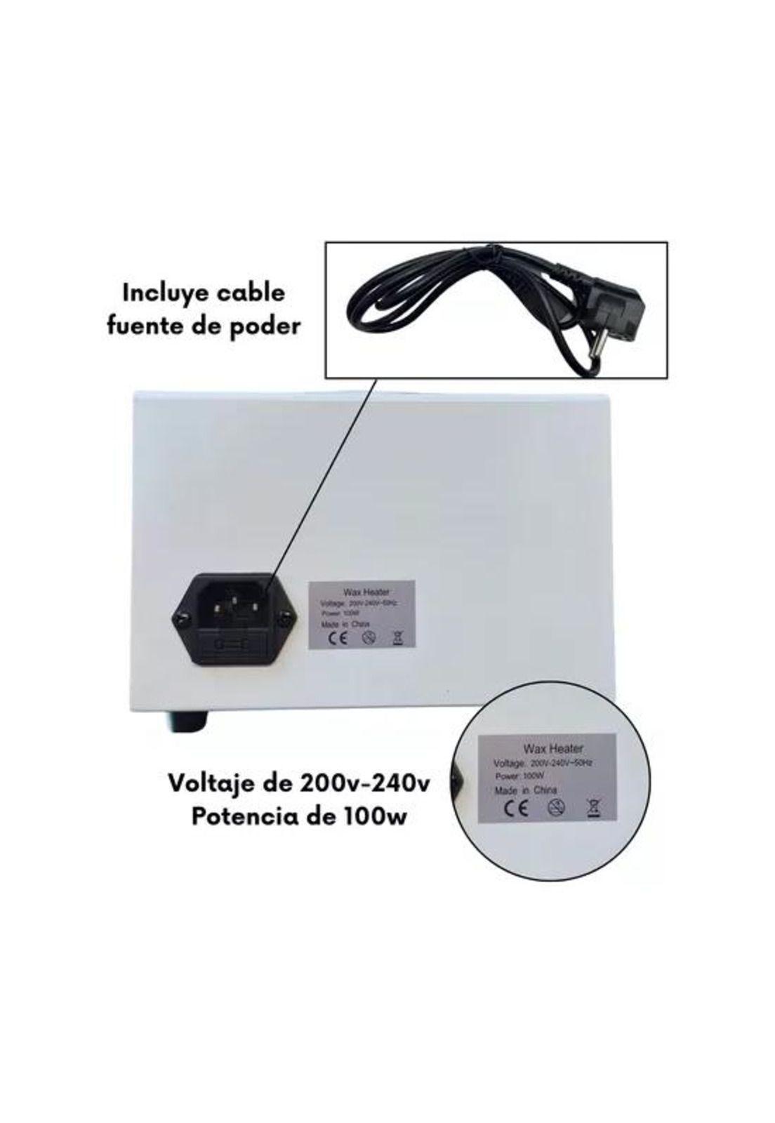 Olla depilatoria profesional 500g metálica, color 032018-5