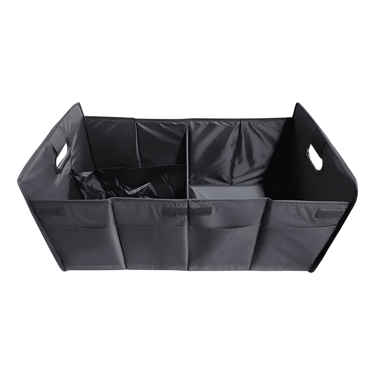 Organizador Auto Caja Bolso Plegable Maletero Vehiculo Negro-1
