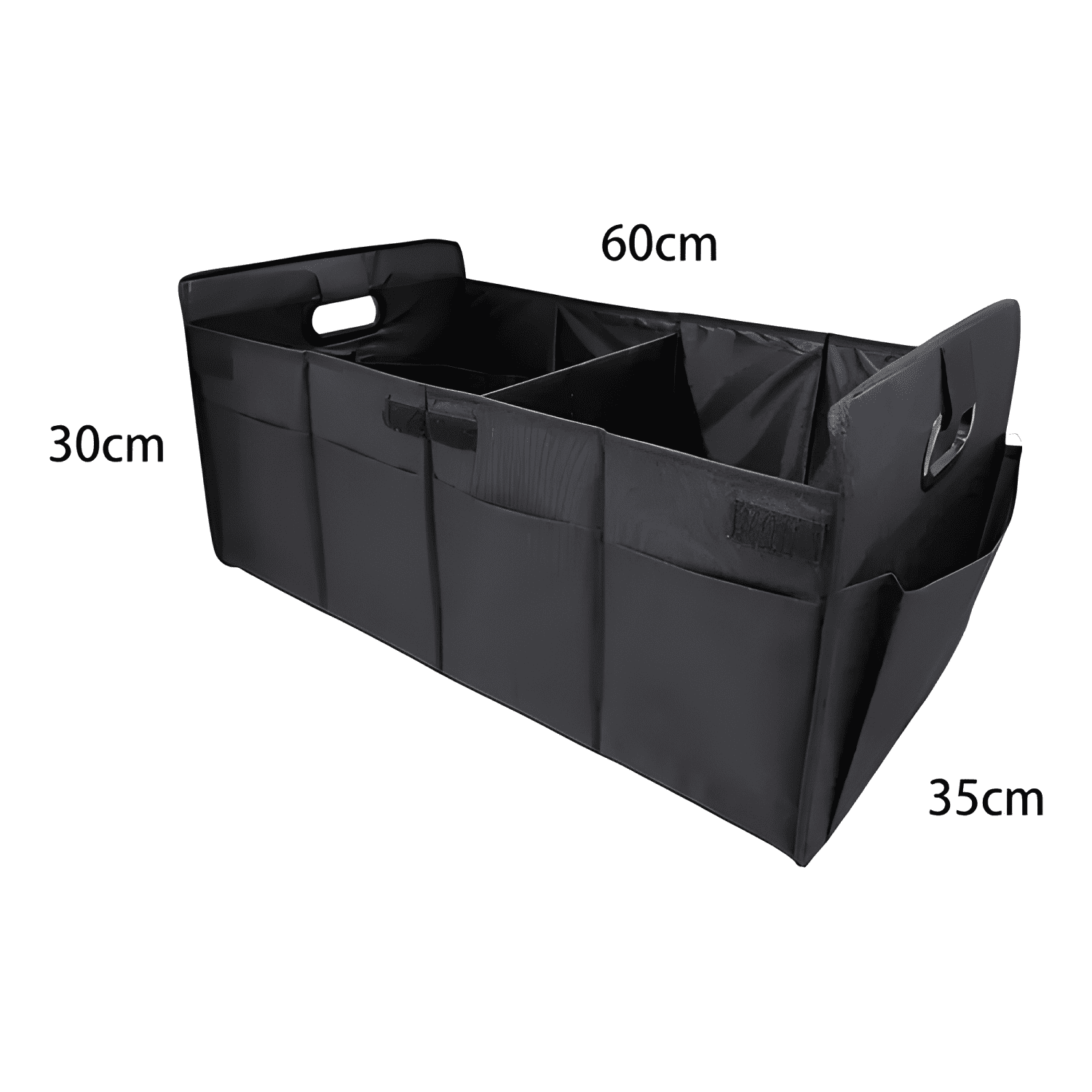 Organizador Auto Caja Bolso Plegable Maletero Vehiculo Negro-4