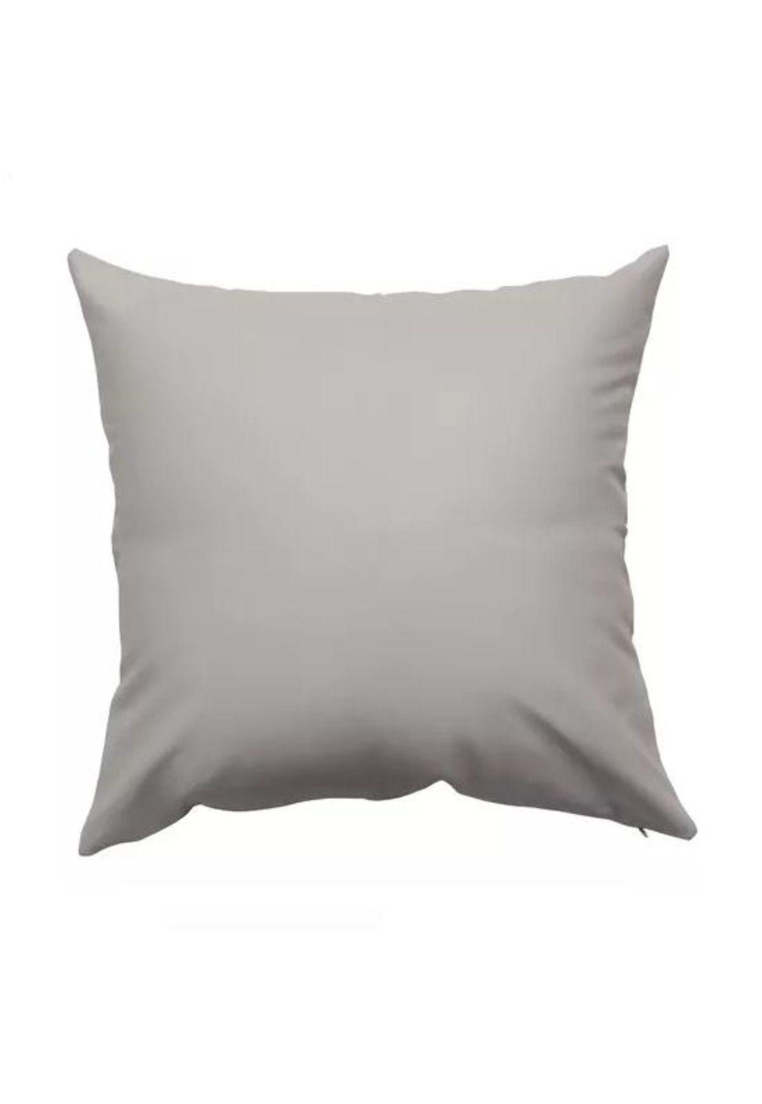 Pack 6 fundas de cojines almohada eco-cuero impermeable 43 cm color gris claro-1