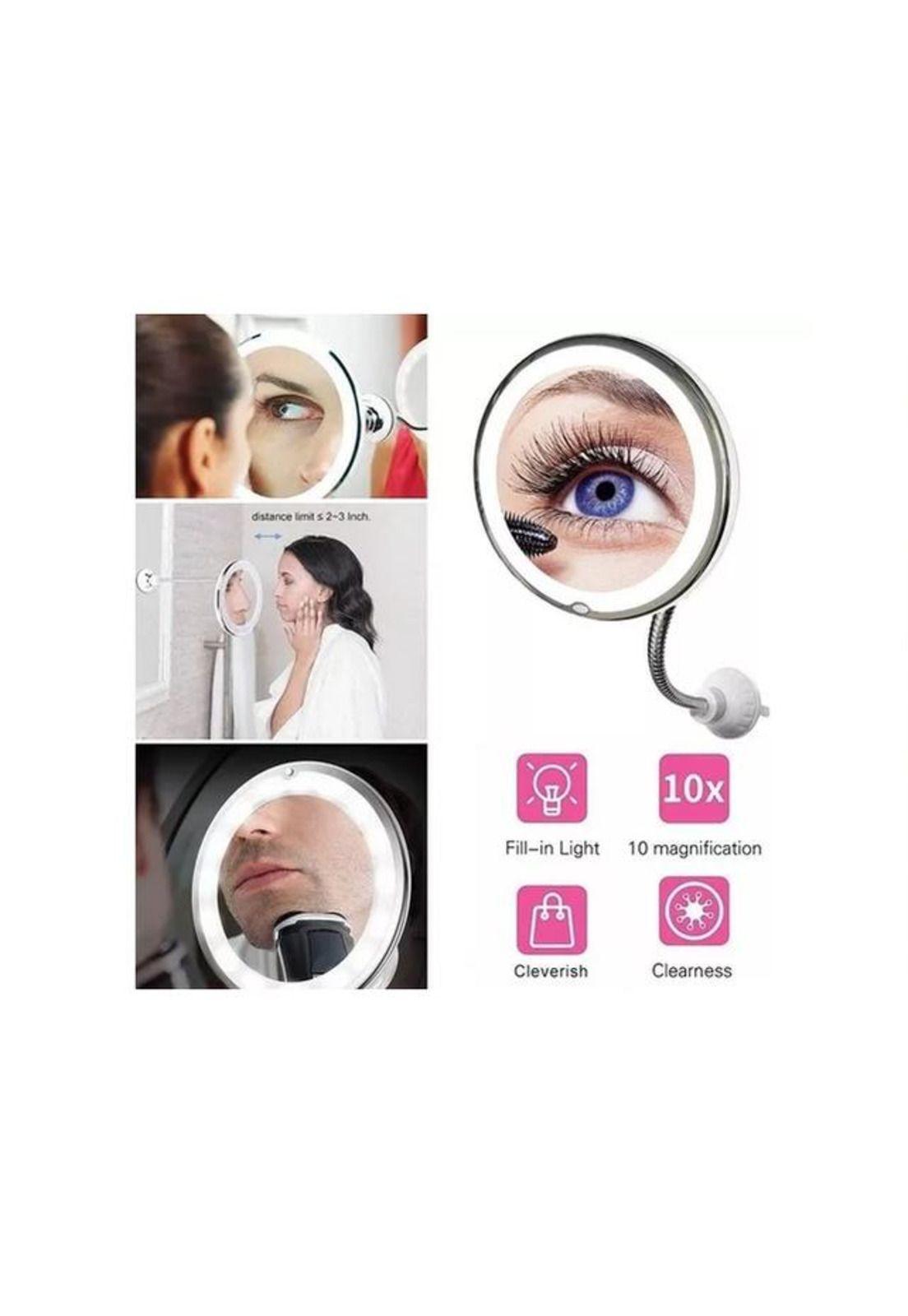 Espejo LED Aumento 10x con Luz Maquillaje y 7 Luces LED-2