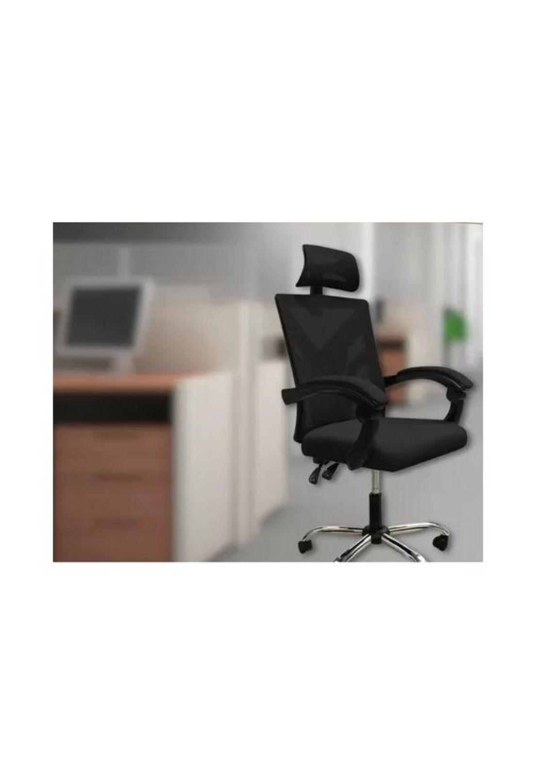 Silla ejecutiva de escritorio ergonómica Lumax Clyde color negro-5