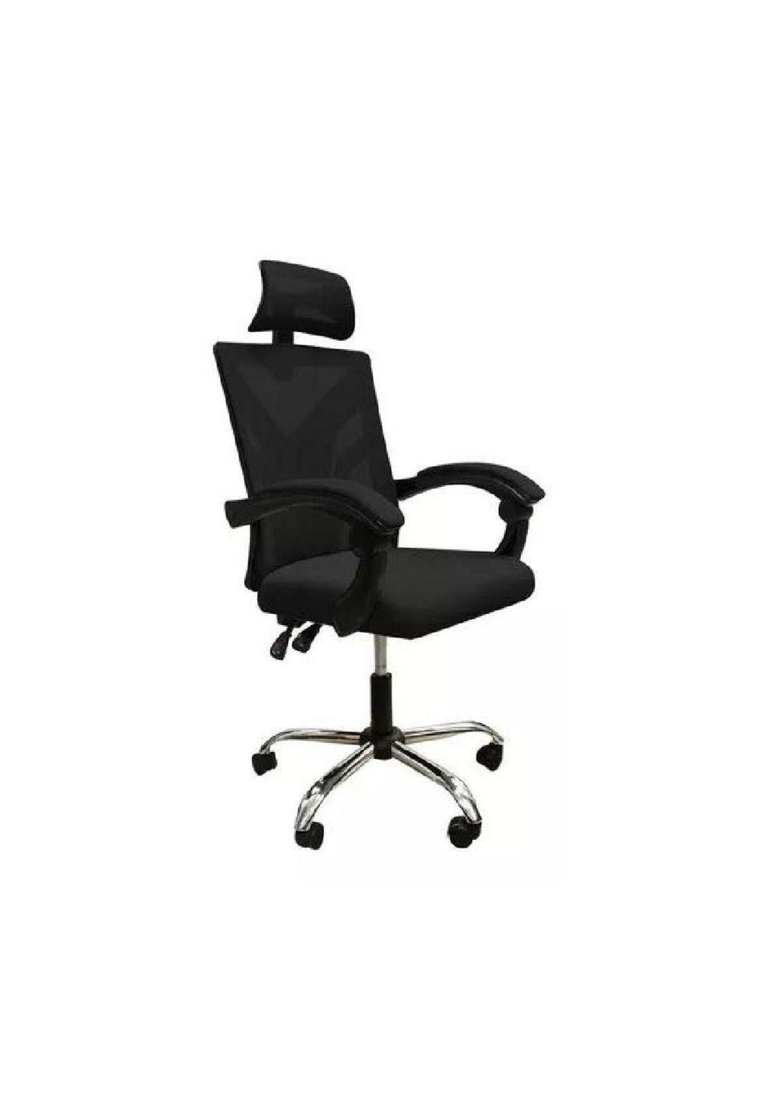 Silla ejecutiva de escritorio ergonómica Lumax Clyde color negro-1