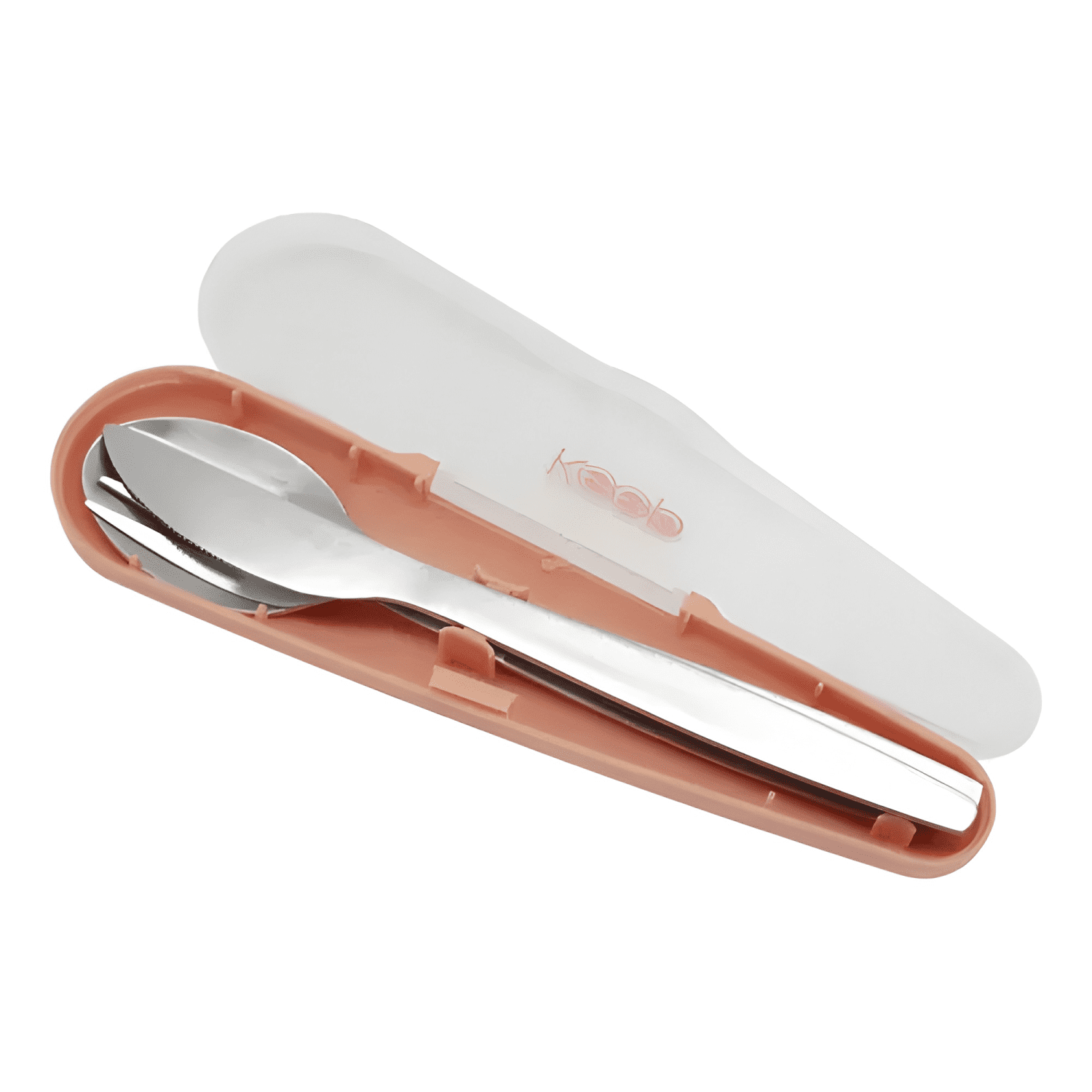 Set cubiertos estuche keep cuchara tenedor cuchillo Coral-2
