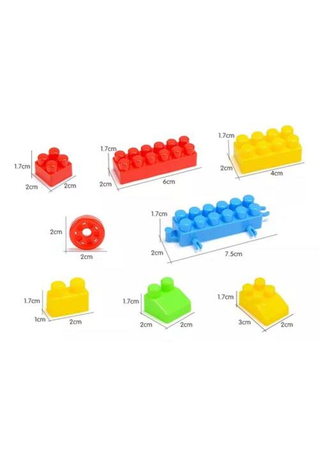 Pack de 150 pcs juguetes de bloques de construcción para niños multicolor-1