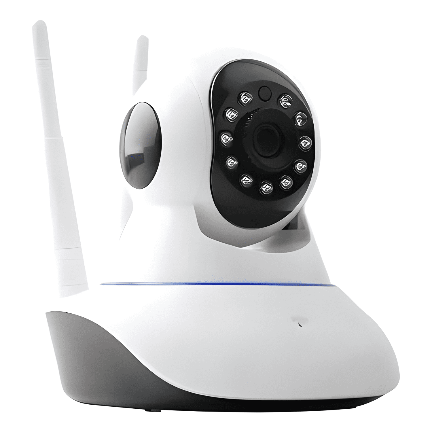 Camara de Vigilancia Ip Wifi Hd Motorizada Vision Blanco-4