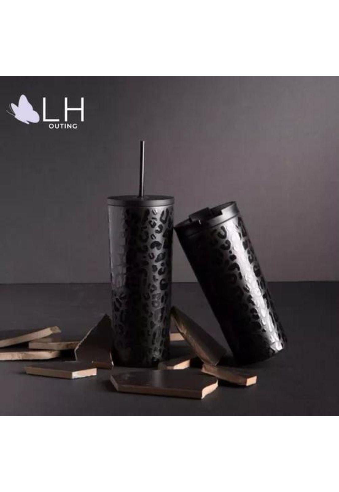 Vaso térmico mug LH 700 lt, acero inoxidable, frío y calor, color negro-3
