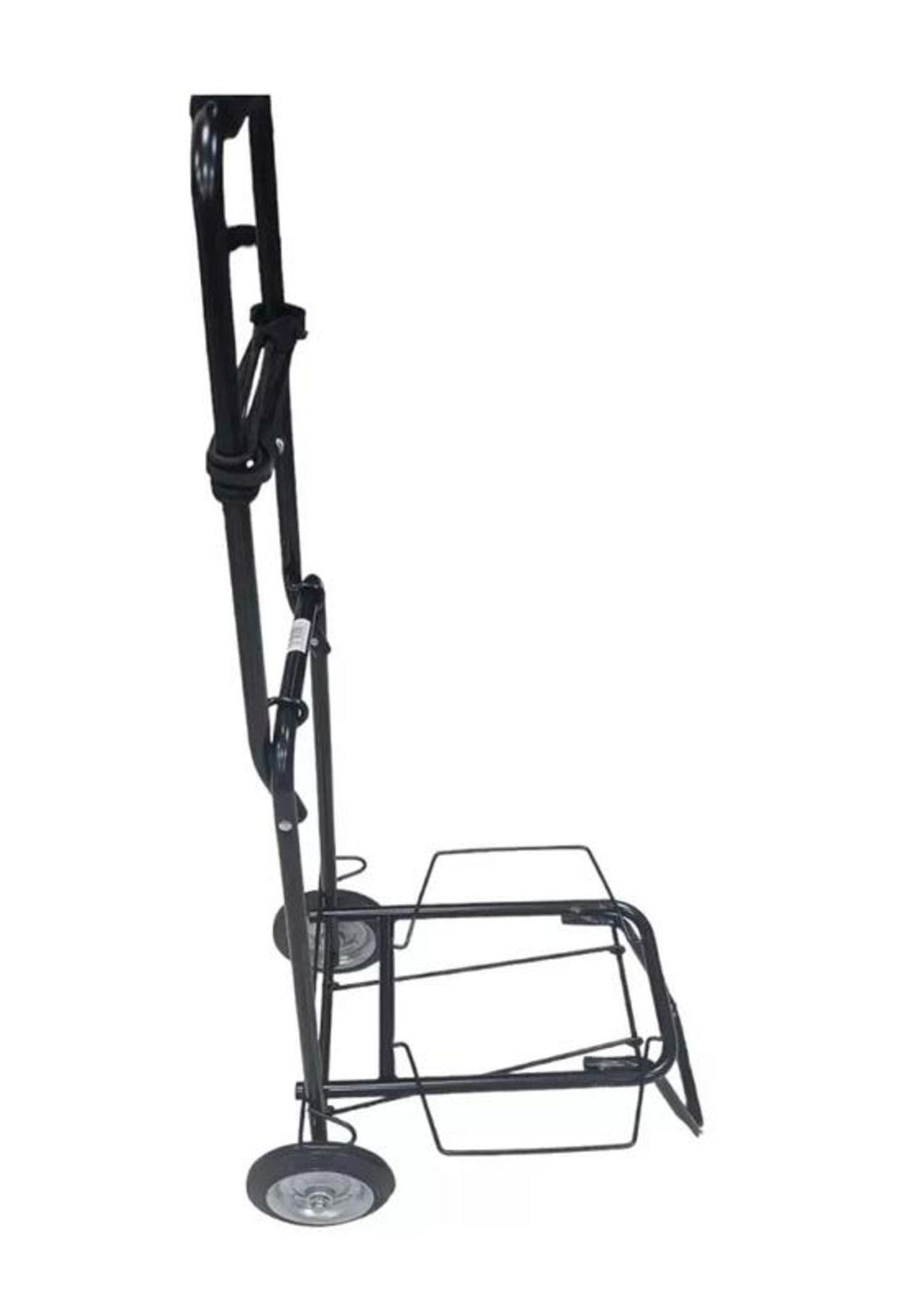 Carrito de compras plegable 60 kg color negro-4