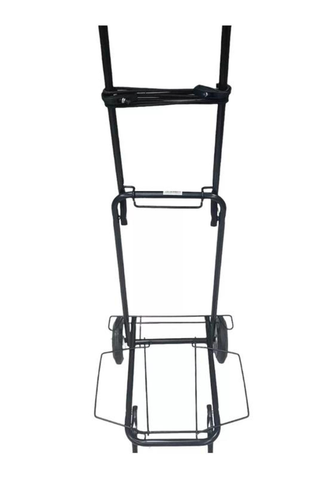 Carrito de compras plegable 60 kg color negro-5