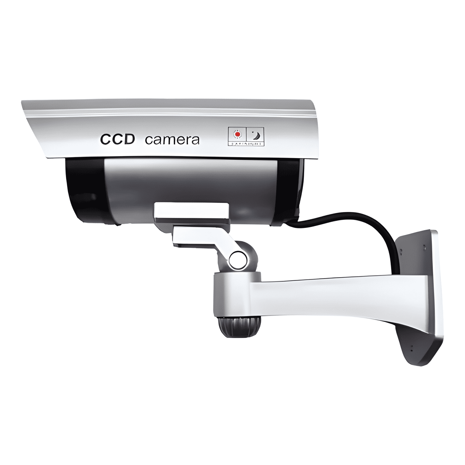 Cámara Falsa Domo CCD LED Simulación Seguridad 12cm X Rojo-2