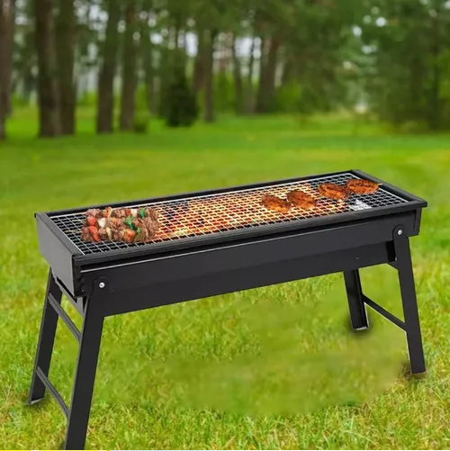 Mini Parrillera Plegable De Carbón Portátil Bbq Barbacoa-2