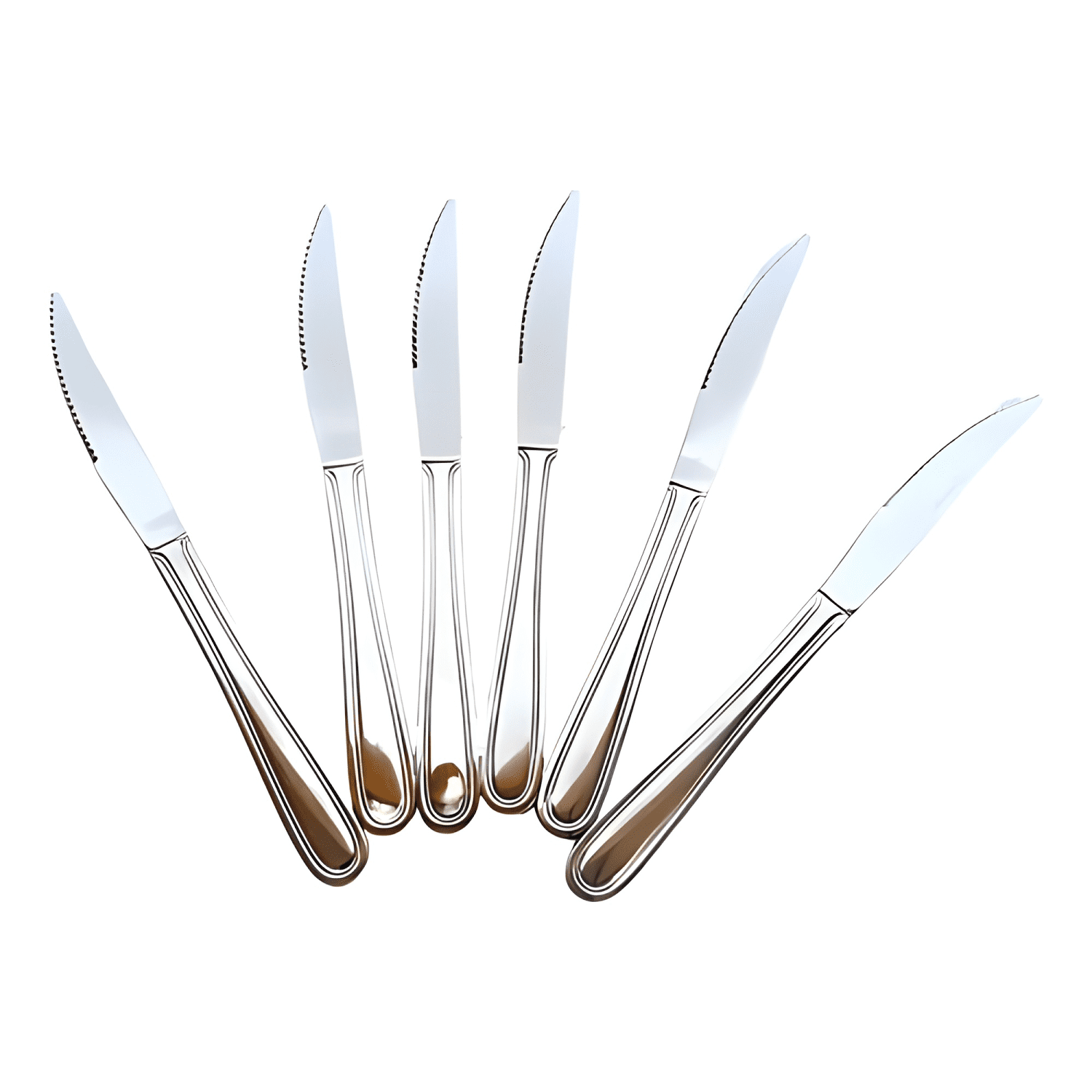 Pack 12 tenedores + 12 cuchillos de mesa acero inoxidable-2