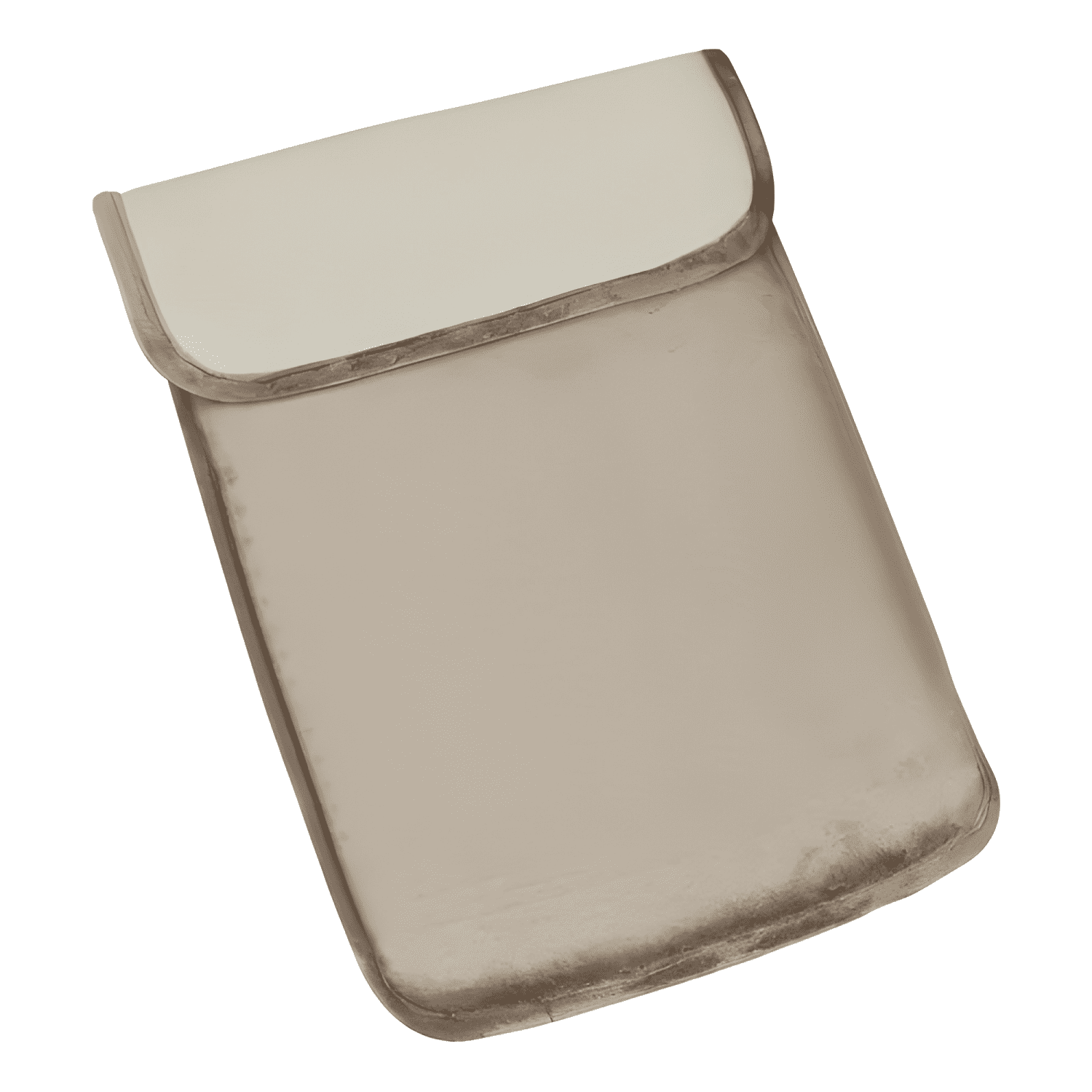 Alfombra De Baño Flannel 50x80cm Absorbente Beige #1-3