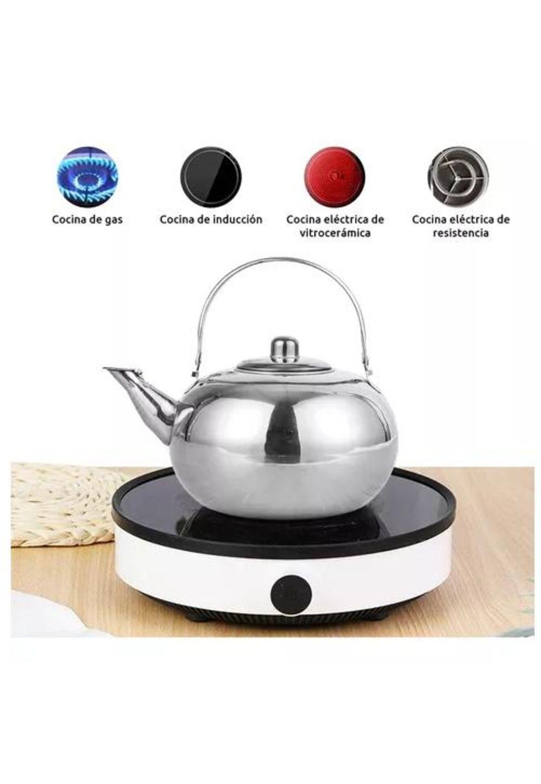 Chef Choice - Tetera de Acero Inoxidable, 900 ml, Con Infusor-3