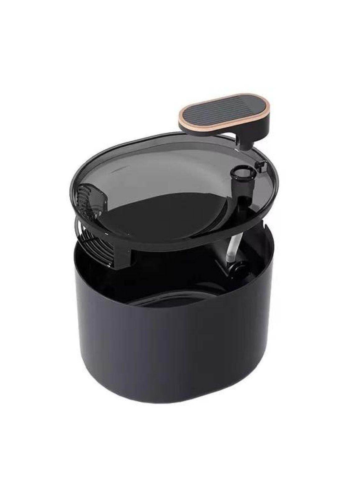 Fuente de agua Roro para perros, pileta de 3 litros, color negro-2
