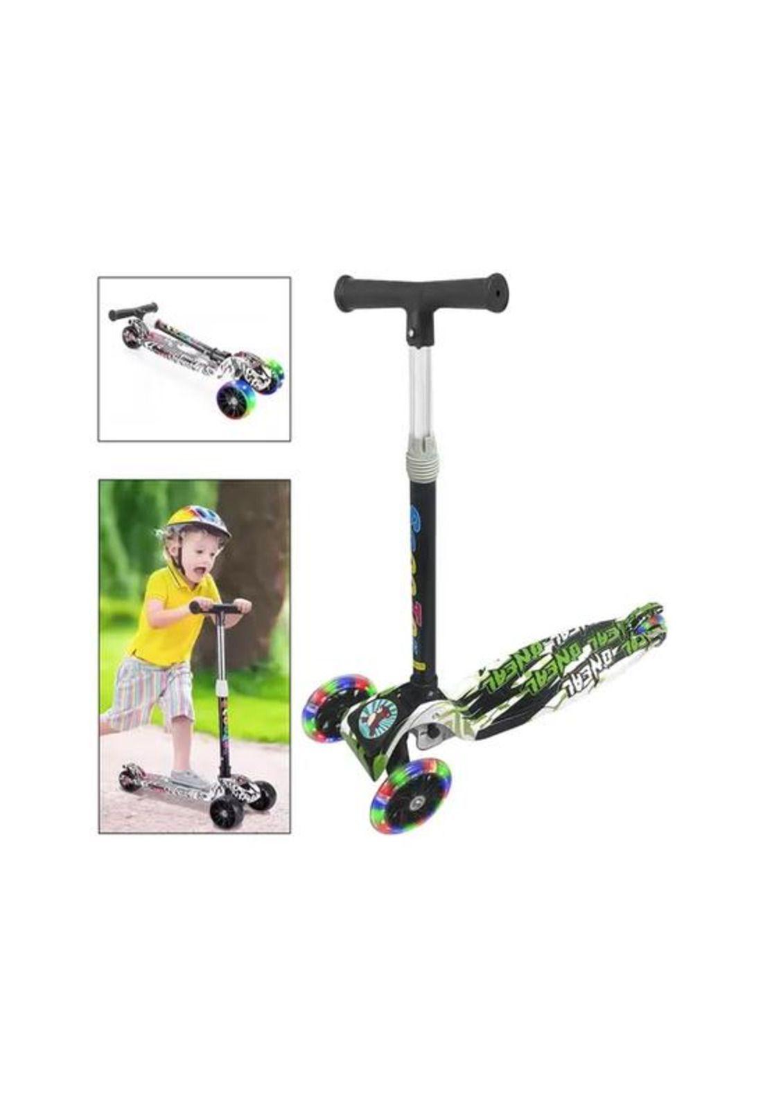 Monopatin scooter ruedas luz led multicolor-3