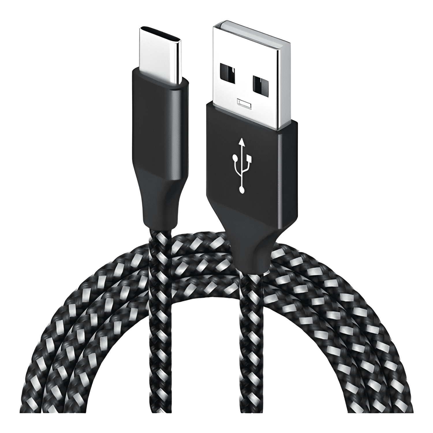 Cable tipo c USB 3 mts largo reforzado kevlar carga rápida-0