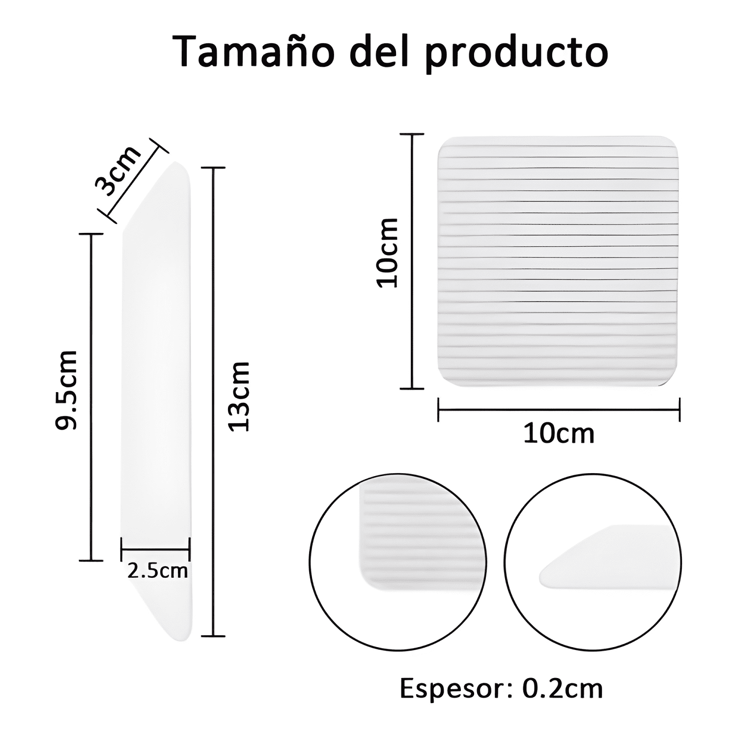 4 Pack Almohadillas Para Fijar Alfombras Antideslizantes-1