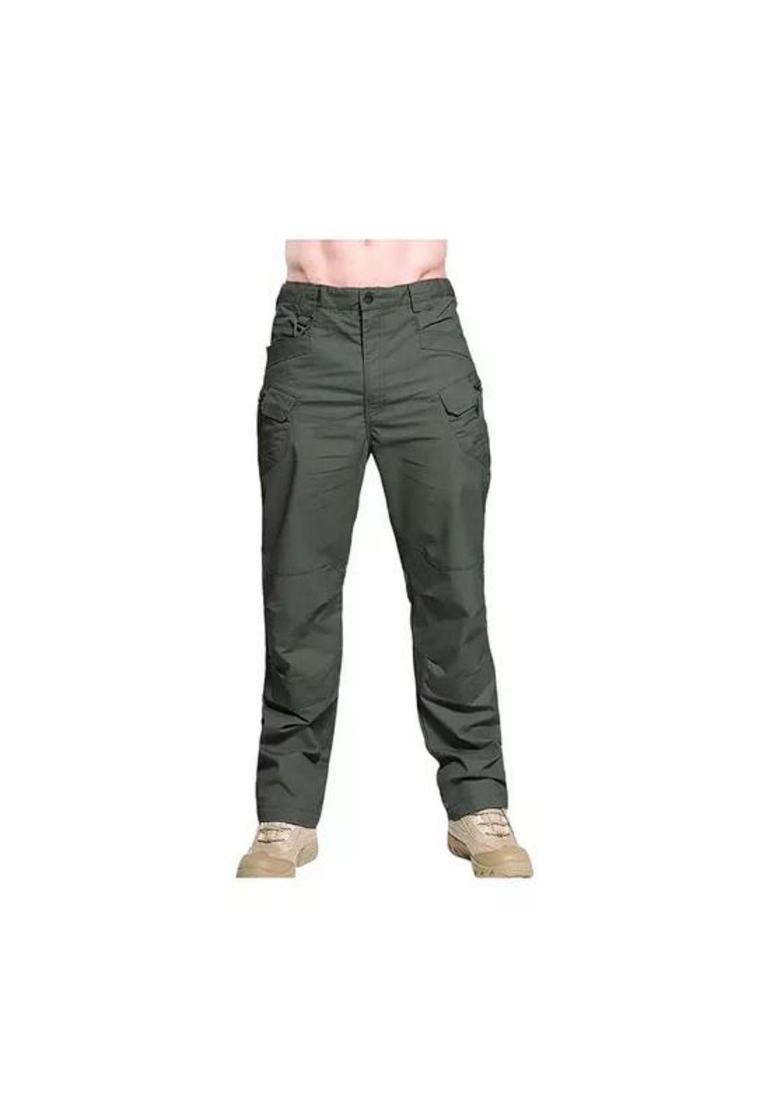 Pantalón Táctico Airsoft Militar Trekking, Color Verde, Talla L-2