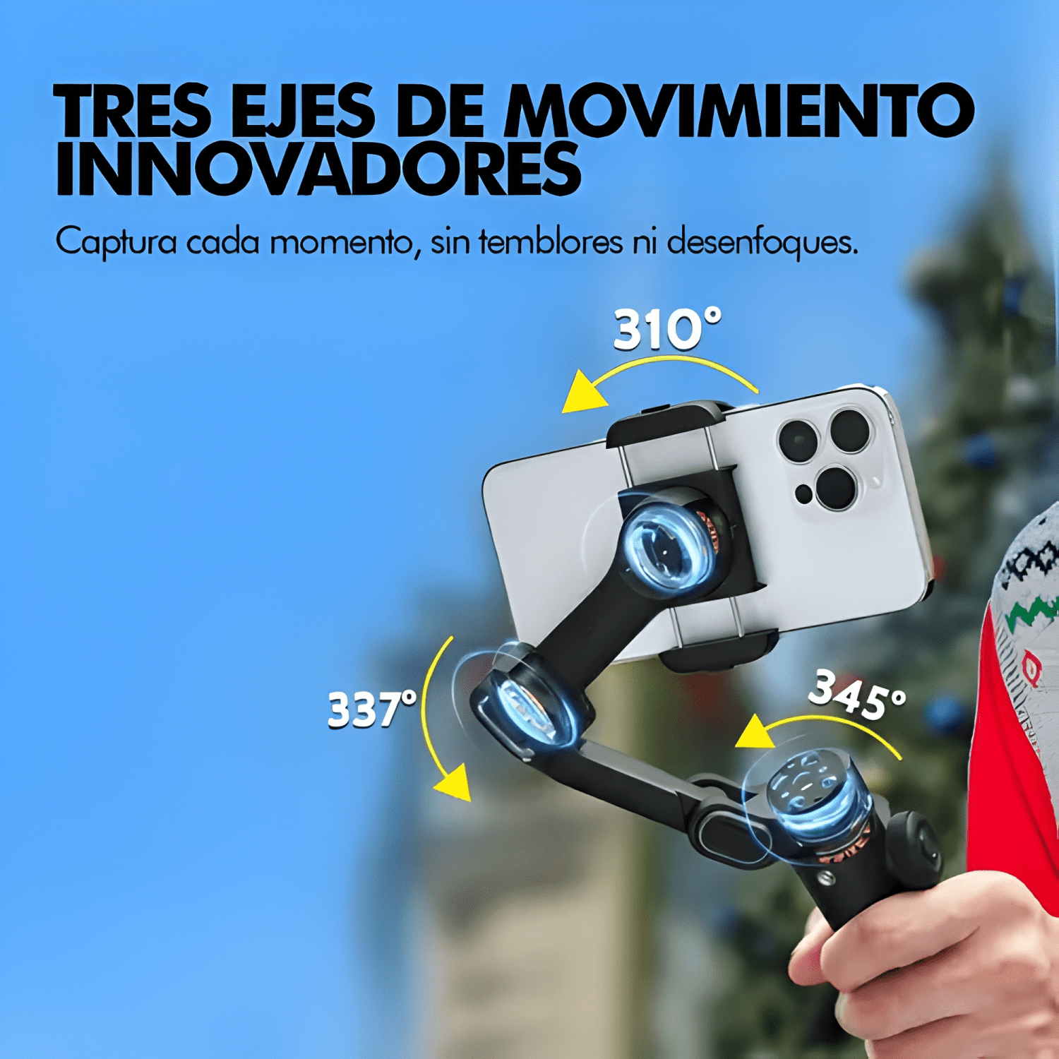 Estabilizador De Celular Gimbal Smart X2 Seguimiento-3